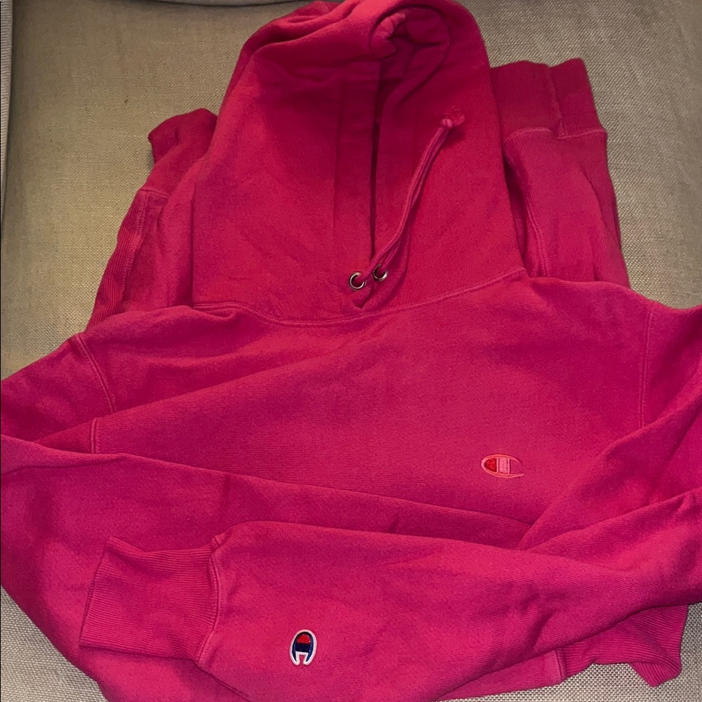 Champion unisex Vibrant pink Hoodie